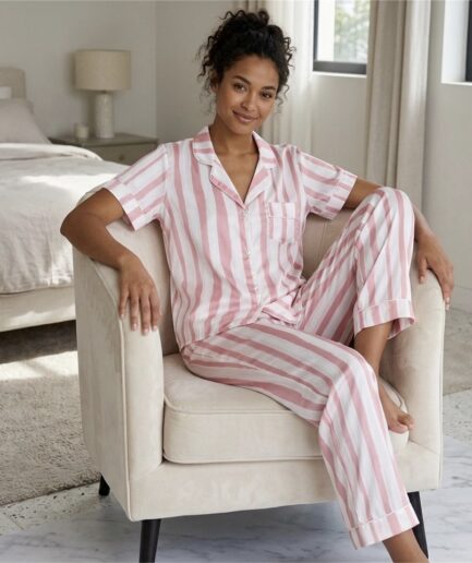 Pijama Ref. Acuarela Rosa Conjunto Pantalon